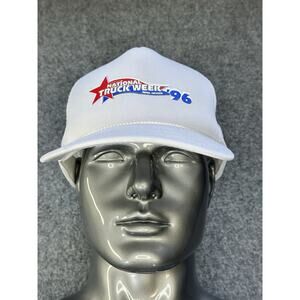 Vintage Mohr’s Snapback Trucker Hat National Truck Week Reno NV, 1996-OSFA Rope